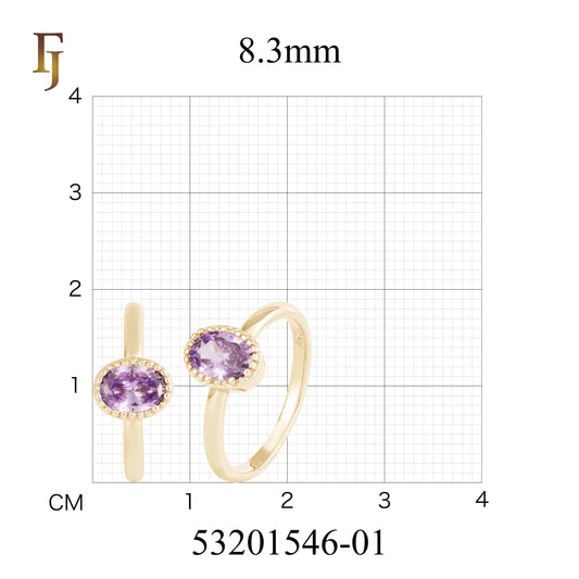 14K Gold Fashion Engel offene Ringe mit Fl¨¹geln