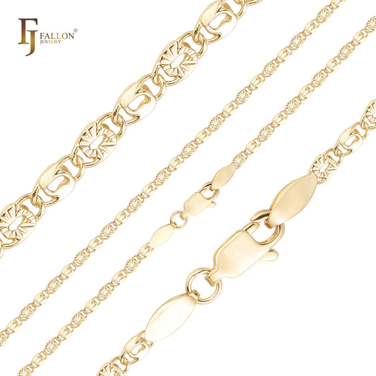 <p>Rotgoldene B¨¹roklammer-Gliederketten</p>