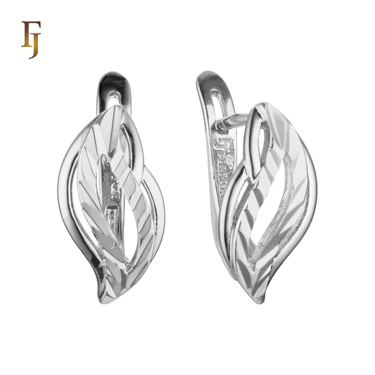 .Pendientes en Oro Rosa, baño en dos tonos