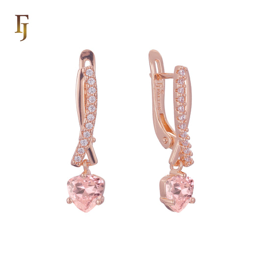 Solit?r-Ohrh?nger aus 14-kar?tigem Gold