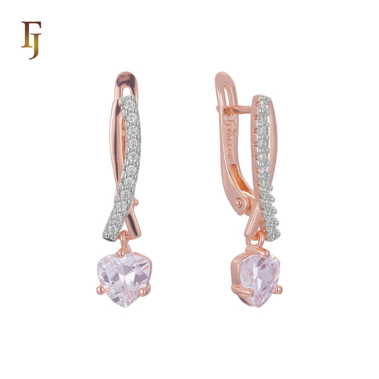 Solit?r-Ohrh?nger aus 14-kar?tigem Gold