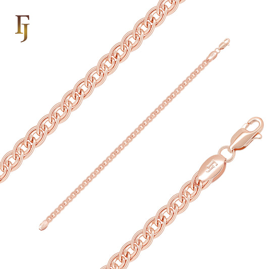 Nonna Link Cable double rolo link Rose Gold Link Chain