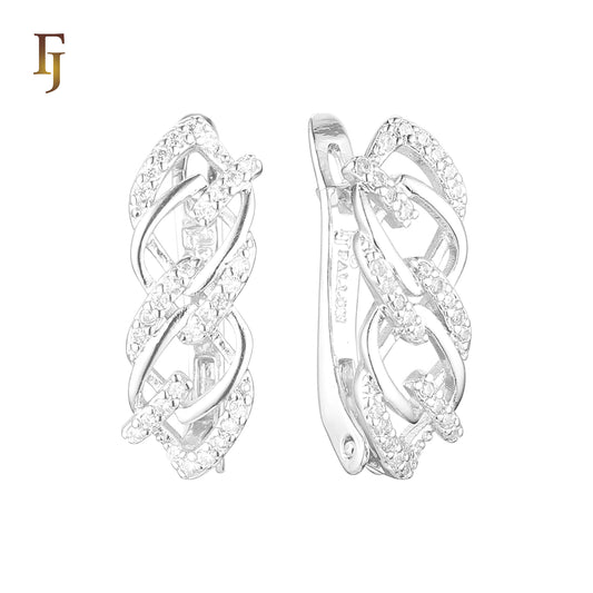 Pendientes de oro rosa