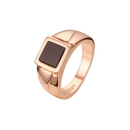 Herrenringe aus Wei?gold und Ros¨¦gold mit zweifarbiger Beschichtung