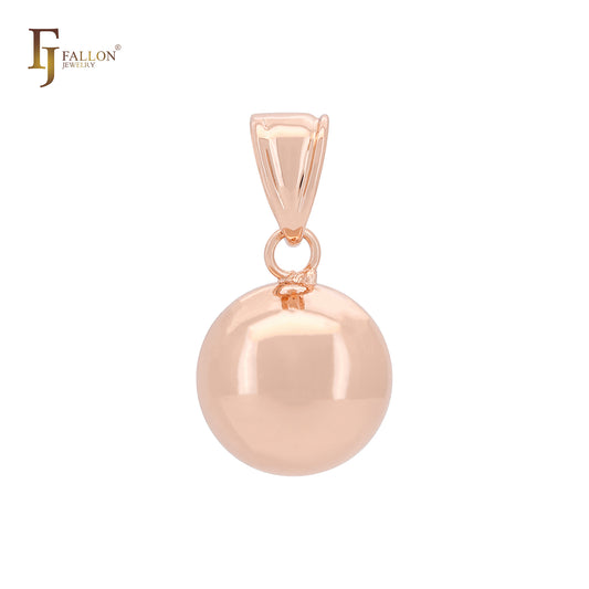 Solitaire Great Beaded Beads Rose Gold Pendant