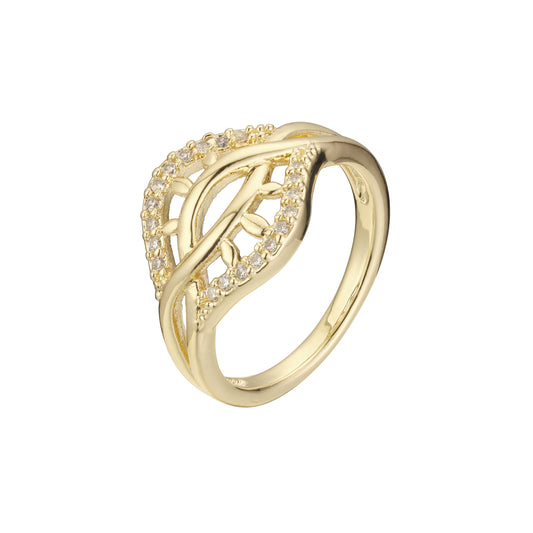 Evil eye rings in 14K Gold, Rose Gold plating colors