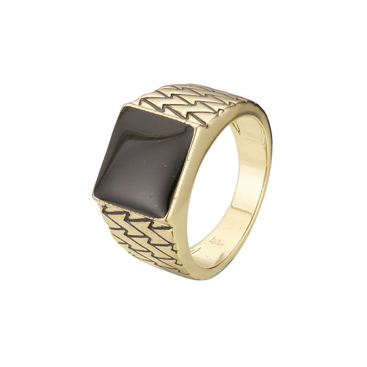 Herrenringe aus Ros¨¦gold, zweifarbig plattiert