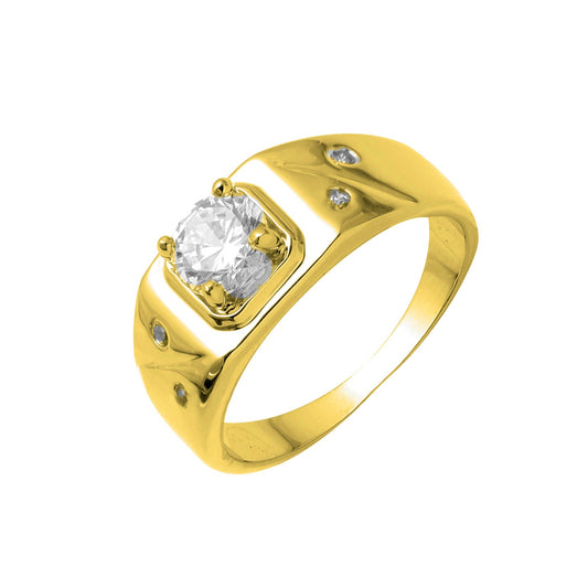 Anéis em ouro 18K, ouro branco, cores banhadas a ouro 14K