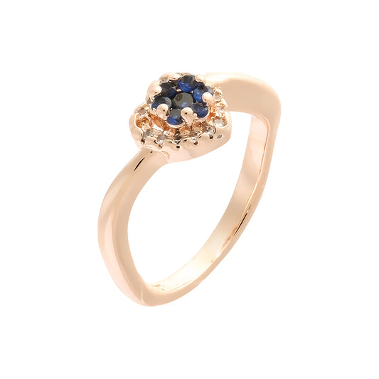 Doppelte Peace-Zeichen aus 14-kar?tigem Gold, die Moderinge kreuzen