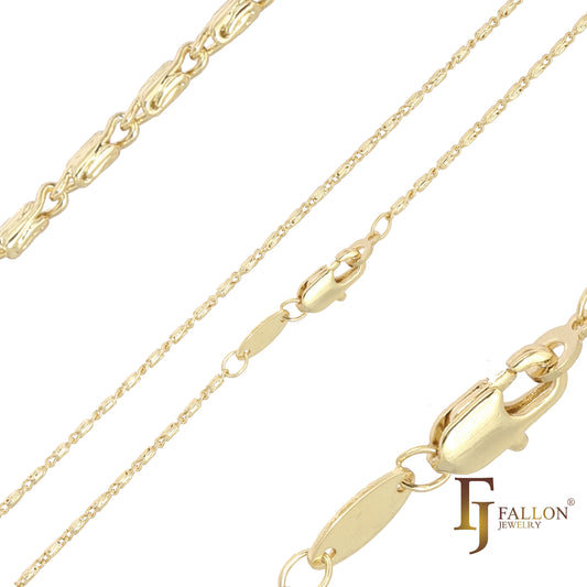 14K 金镀金蜗牛链