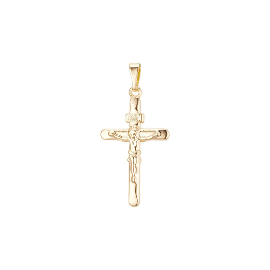 Eastern Orthodox Russian pendant in 14K Gold, 18K Gold & White Gold plating colors
