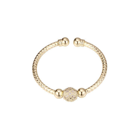 Pulseras enchapadas en Oro de 14K, colores Oro Rosa