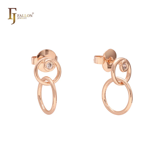 ローズゴールド スタッド ピアス