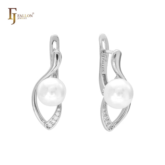 Pendientes de oro de 14 quilates.