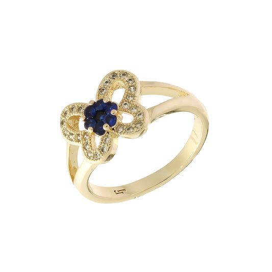 Anéis em ouro 14K, cores banhadas a ouro rosa