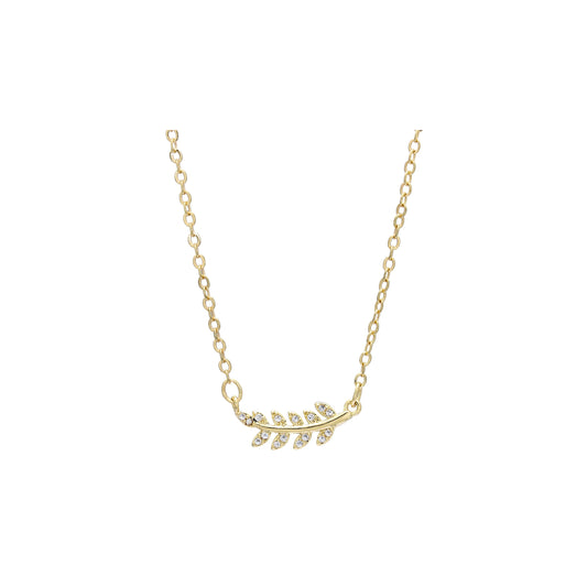 14Kゴールドリーフネックレス