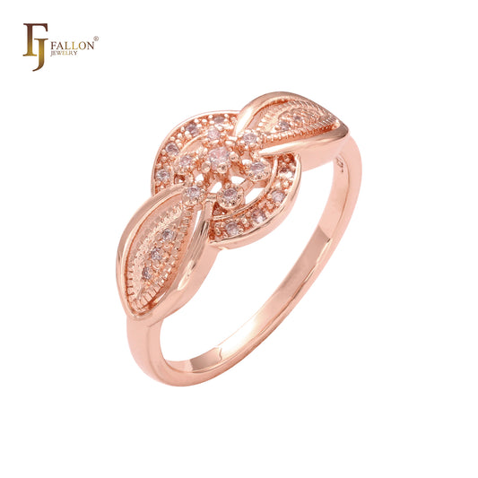 Moderinge aus 14-karätigem Gold