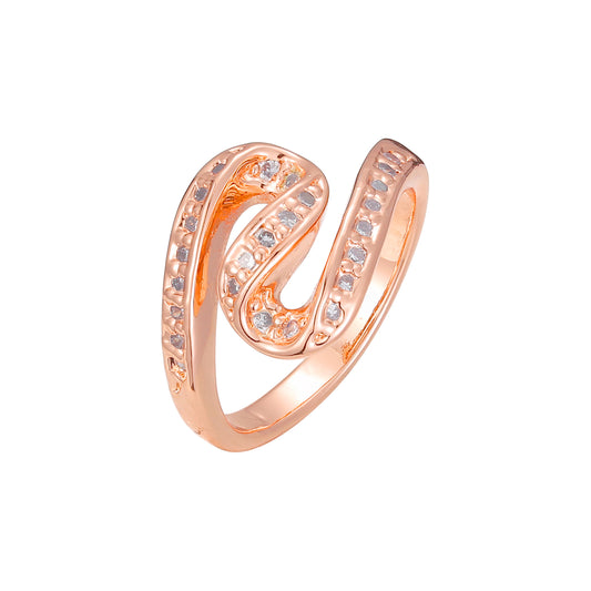 Rose Gold serpentine rings
