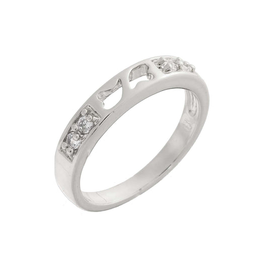 Anillos apilables enchapados en Oro 14K, Oro 18K, Oro Blanco