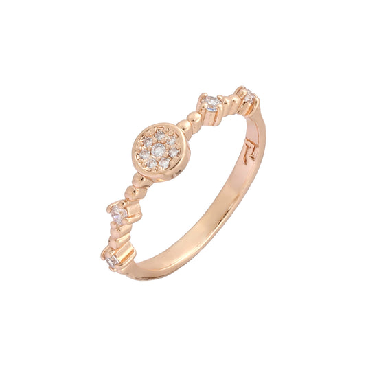 Rose Gold chain linking rings