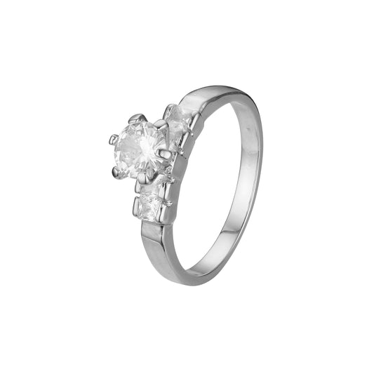 18K ゴールド、ホワイト ゴールド、14K ゴールド メッキ色の重ね付け可能なリング