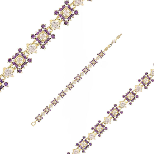 Pulseras de identificaci¨®n para hombre chapadas en oro rosa, oro de 14 k