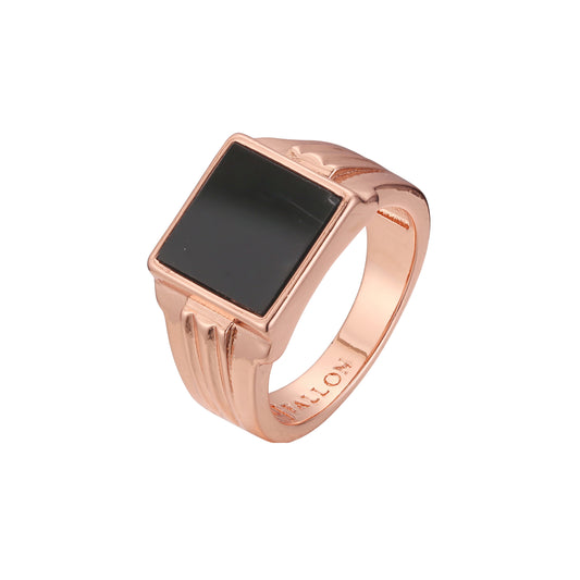 Herrenringe aus Ros¨¦gold, zweifarbig plattiert