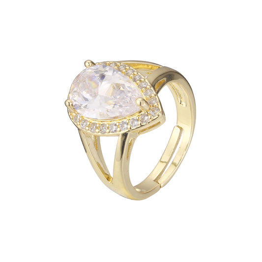 Открытые кольца из Жёлтое золото 585 пробы с покрытием из Красное золото 585 пробы