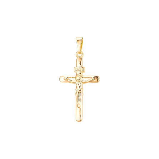 Eastern Orthodox Russian pendant in 14K Gold, 18K Gold & White Gold plating colors