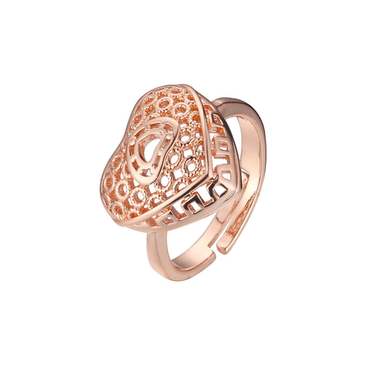 Открытые кольца из Жёлтое золото 585 пробы с покрытием из Красное золото 585 пробы