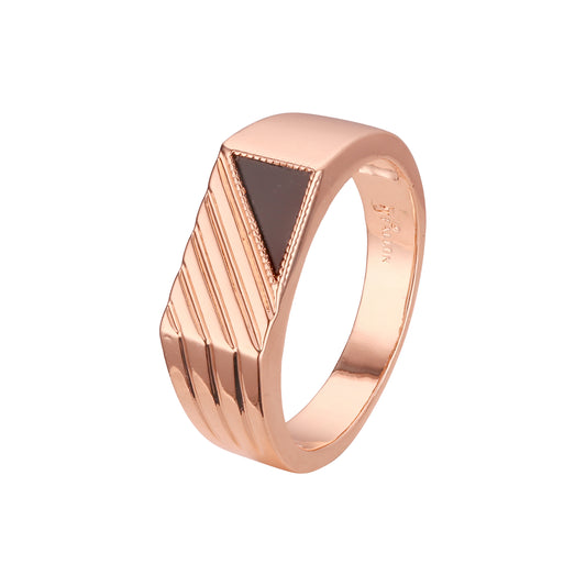 Herrenringe aus Ros¨¦gold, zweifarbig plattiert