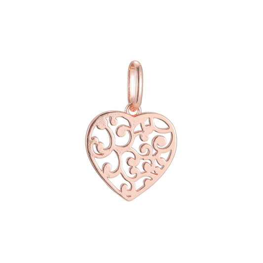 Подвеска из Красное золото 585 пробы с покрытием из Жёлтое золото 585 пробы