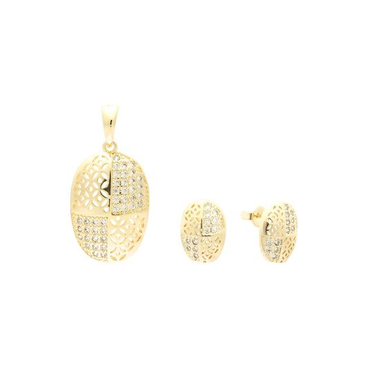 ローズゴールドフィリグリーウォールナットセット