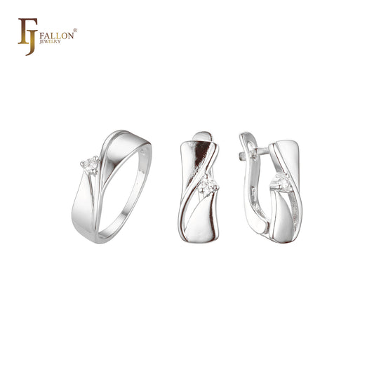 Rose Gold small solitaire set