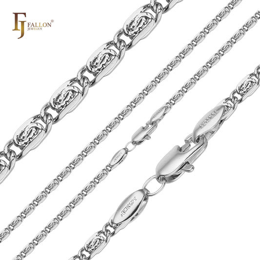 Perlen-Rolo-Gliederketten