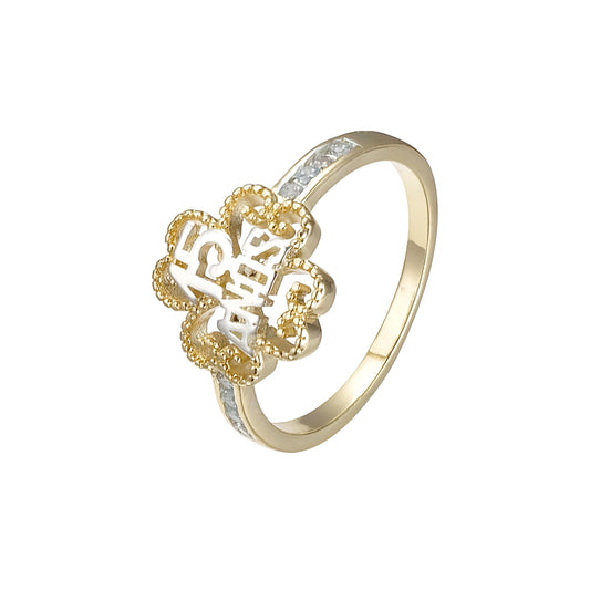 Zweifarbige Huggie-Ohrringe aus 14-kar?tigem Gold