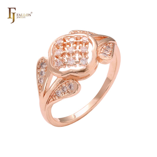 Moderinge aus 14-karätigem Gold