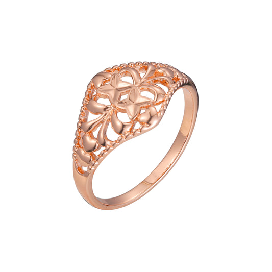 Rose Gold fashion star rings