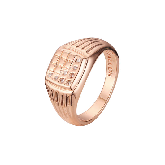 ローズゴールドリング