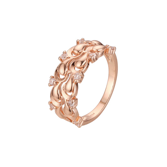 Rose Gold fashion rings