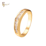 Stapelbare Ringe aus 18-kar?tigem Gold, Wei?gold und 14-kar?tiger Vergoldung