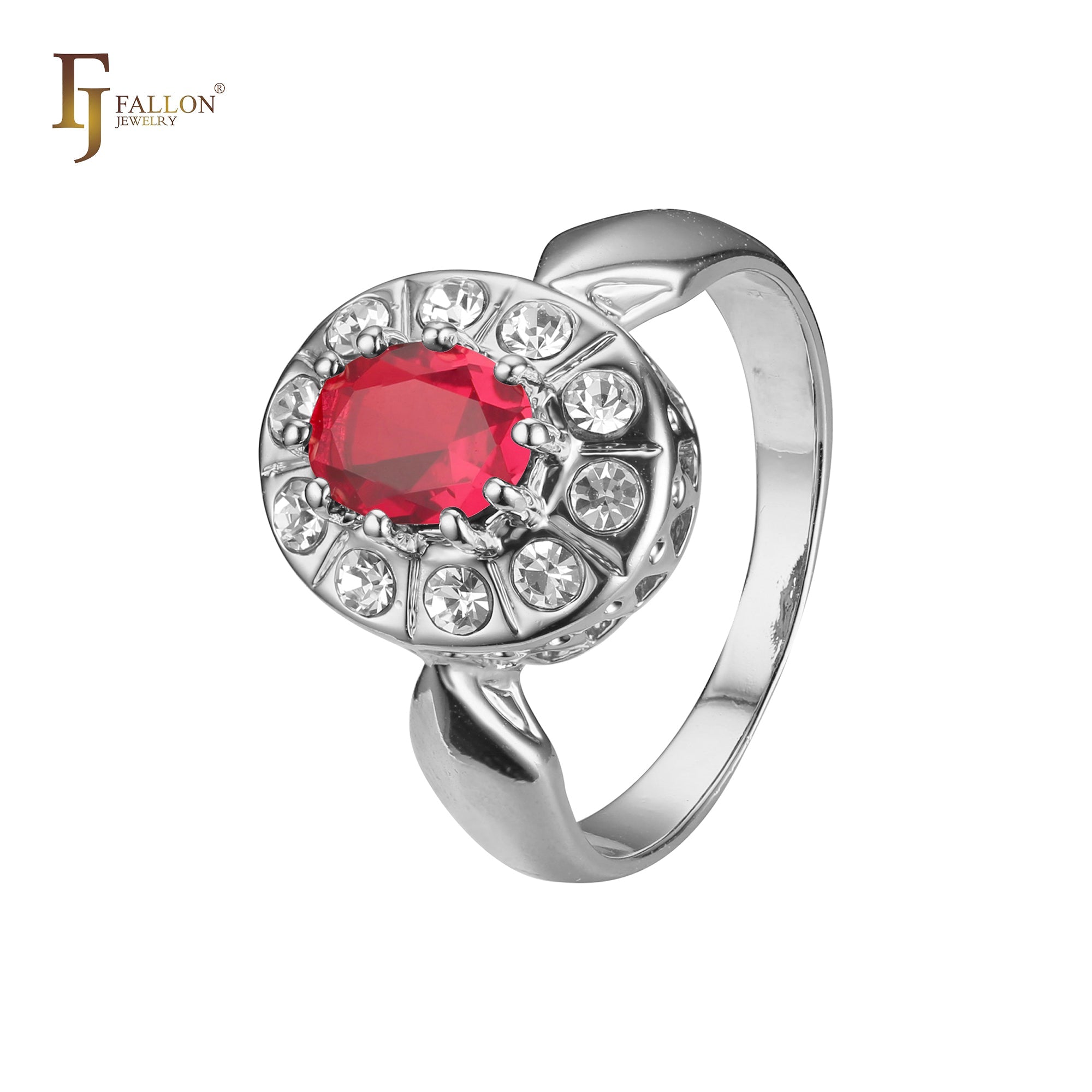 Anillos de halo de oro rosa