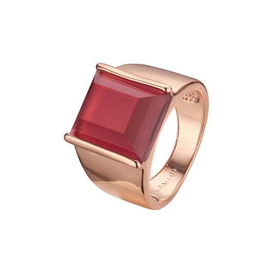 Мужские кольца Solitaire из 18-каратного золота, Жёлтое золото 585 пробы и покрытия из Красное золото 585 пробы