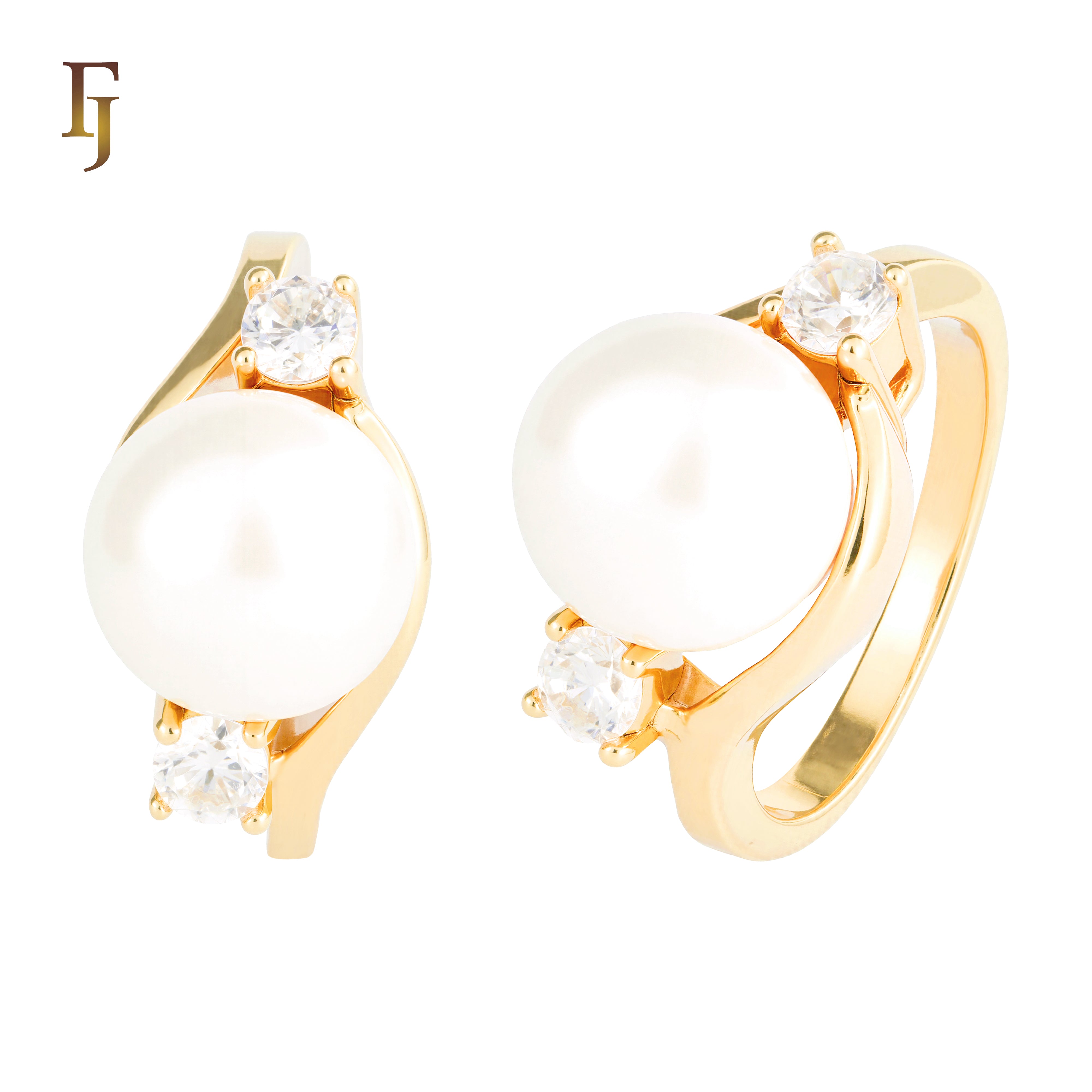 Stapelbare Ringe aus 18-kar?tigem Gold, Wei?gold und 14-kar?tiger Vergoldung