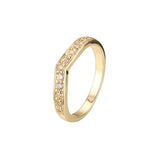 Anillos apilables en colores Oro 18K, Oro Blanco, Baño Oro 14K
