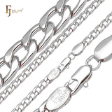 Цепочки с круглыми звеньями, покрытие из розового золота, золота 14 карат, белого золота