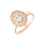 Anillos en Oro de 14K, baño de Oro Rosa colores
