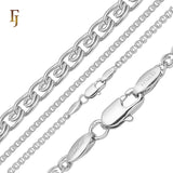 .Weben von Love-Kabelgliederketten mit Roségoldbeschichtung