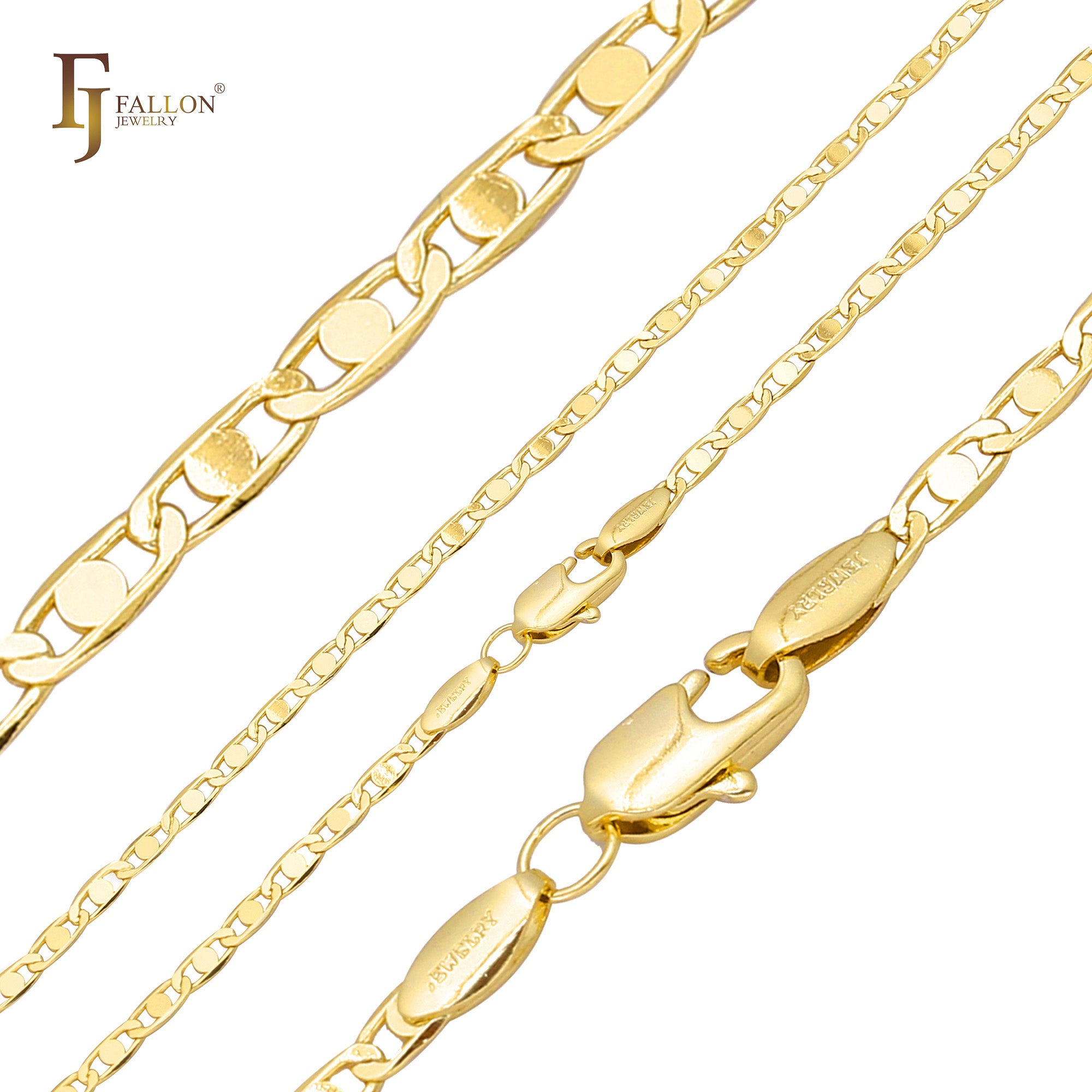 Ausgefallene Sonnenblumen-Gliederketten, plattiert mit 14 Karat Gold, Ros¨¦gold, zweifarbigem Wei?gold
