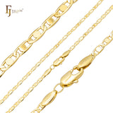 Ausgefallene Sonnenblumen-Gliederketten, plattiert mit 14 Karat Gold, Ros¨¦gold, zweifarbigem Wei?gold